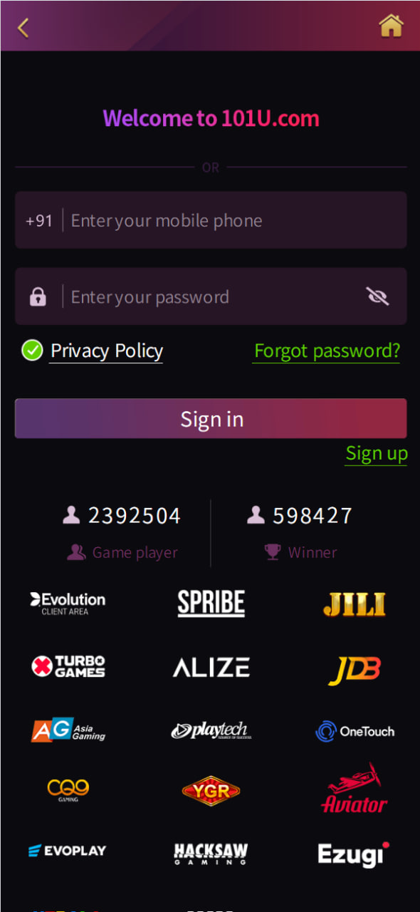 This image is app homepage image of best online betting app in Brazil